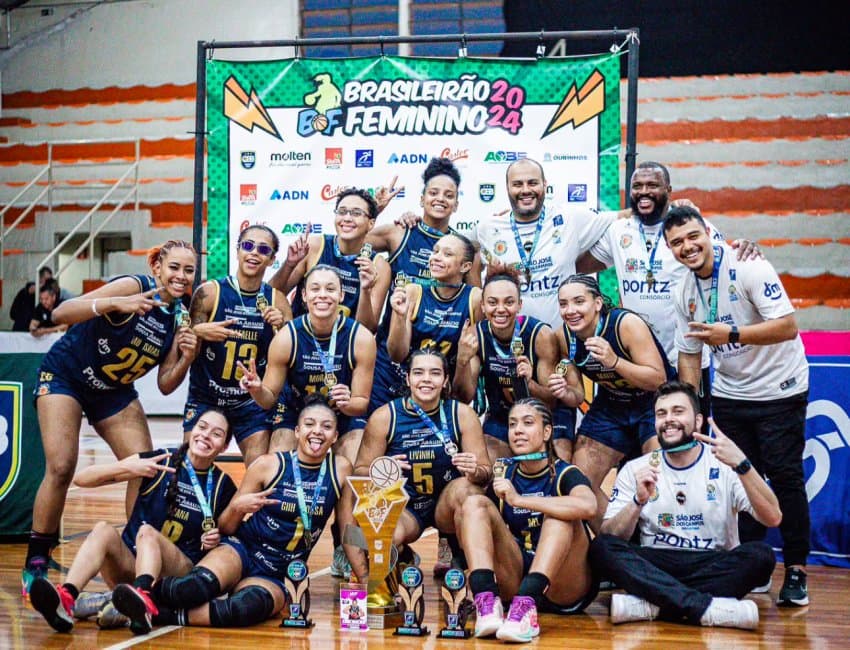 São José é campeão Brasileiro Sub-23 feminino de basquete