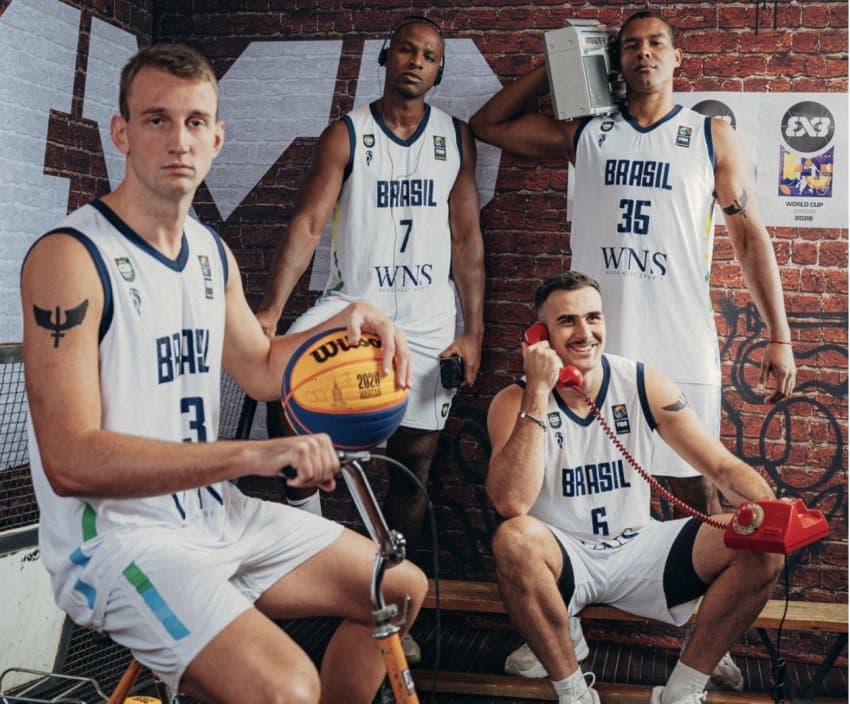 Seleção Brasileira 3x3 masculina estreia na Copa do Mundo nesta terça
