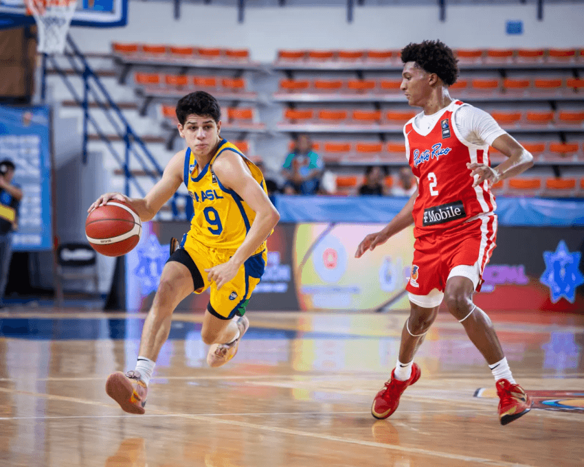 Brasil estreia com derrota para Porto Rico na AmeriCup Sub-16