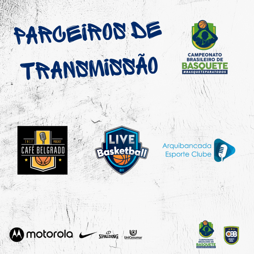 Brasileirão masculino terá jogos ao vivo no Café Belgrado, Live Basketball e Arquibancada Esporte Clube