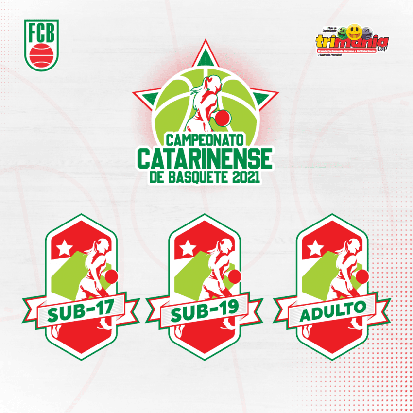 FCB lança a logo oficial do Campeonato Catarinense de Basquete 2021