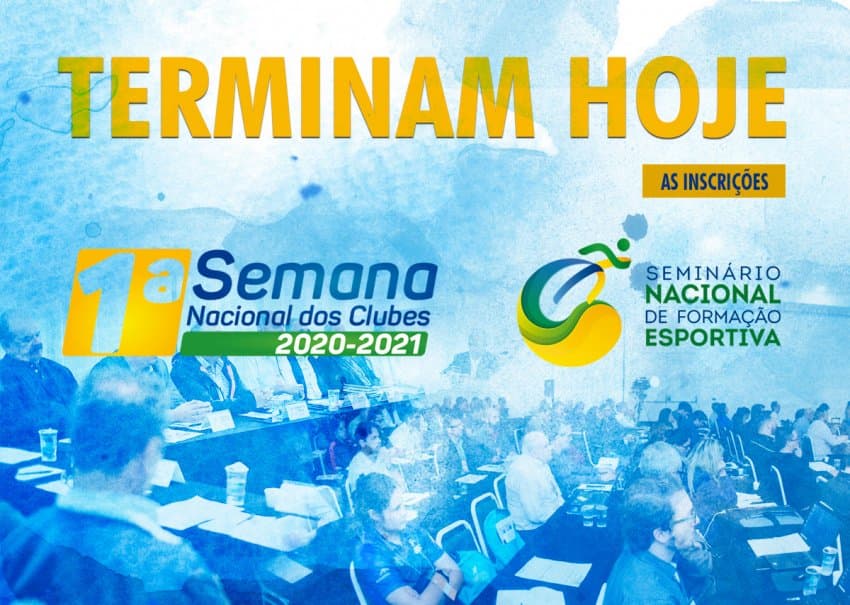 CBC: Último dia para as inscrições do VII Seminário Nacional de Formação Esportiva. Não perca!