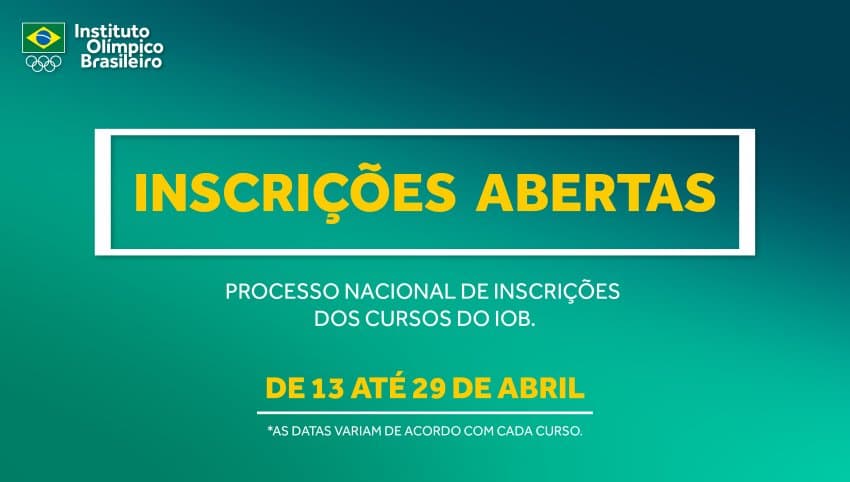 COB inicia processo seletivo de cursos para profissionais do esporte em 2022