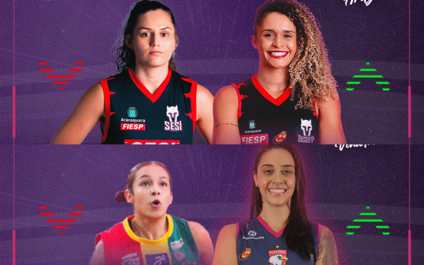 Jogo das Estrelas LBF 2022 - Substituições nos Times Arilza e Vendramini