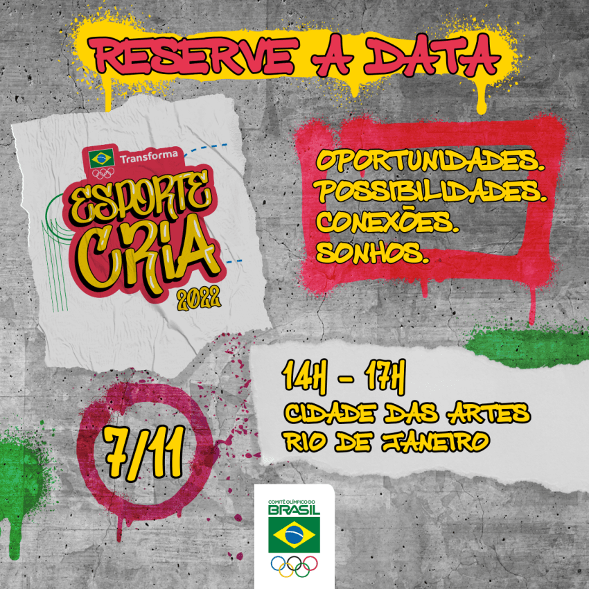 COB: "Esporte Cria", oportunidades profissionais através do esporte