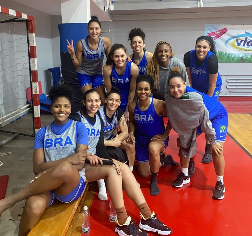 Seleção Brasileira feminina segue preparação em Belgrado com reforços