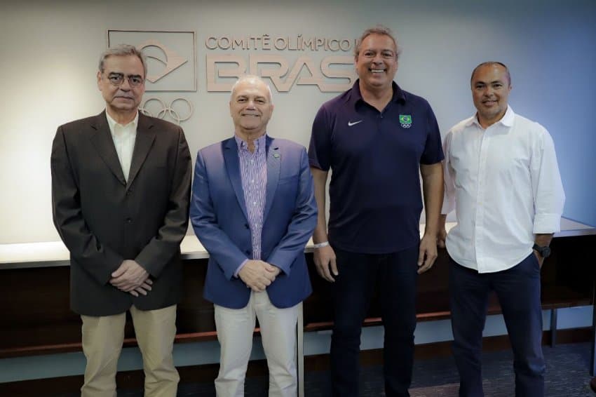 Presidente da CBB se reúne com o COB no Rio de Janeiro