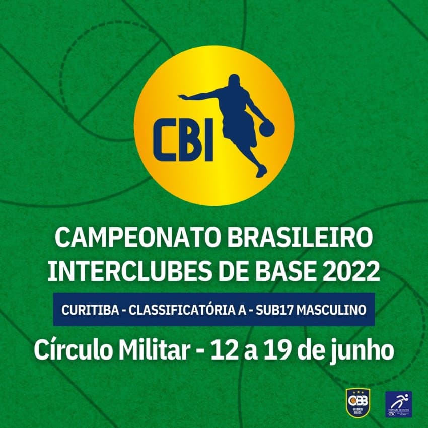 Brasileiro de base chega ao Círculo Militar em Curitiba com a Classificatória A do CBI sub-17 masculino