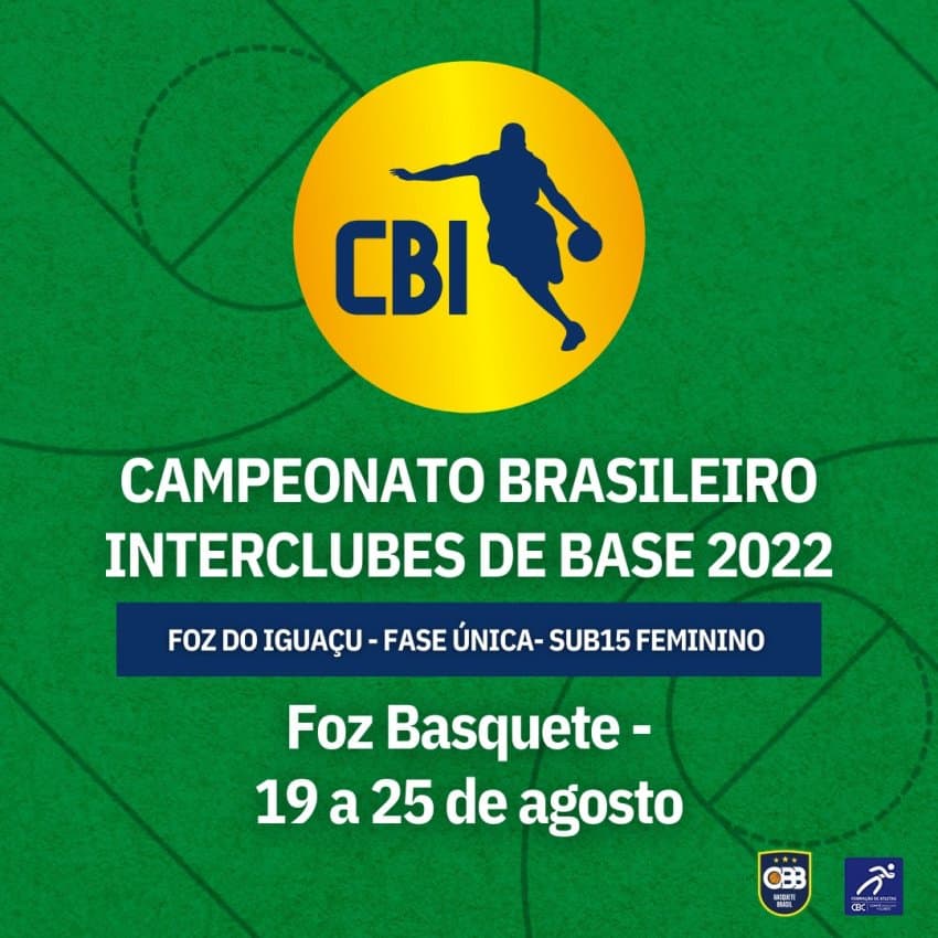 Começa neste sábado o CBI sub-15 feminino em Foz do Iguaçu