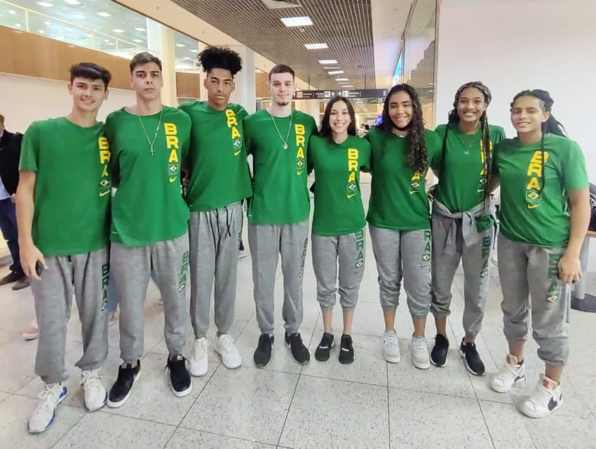 Seleções Brasileiras sub-18 de basquete 3x3 embarcam para o Mundial da categoria