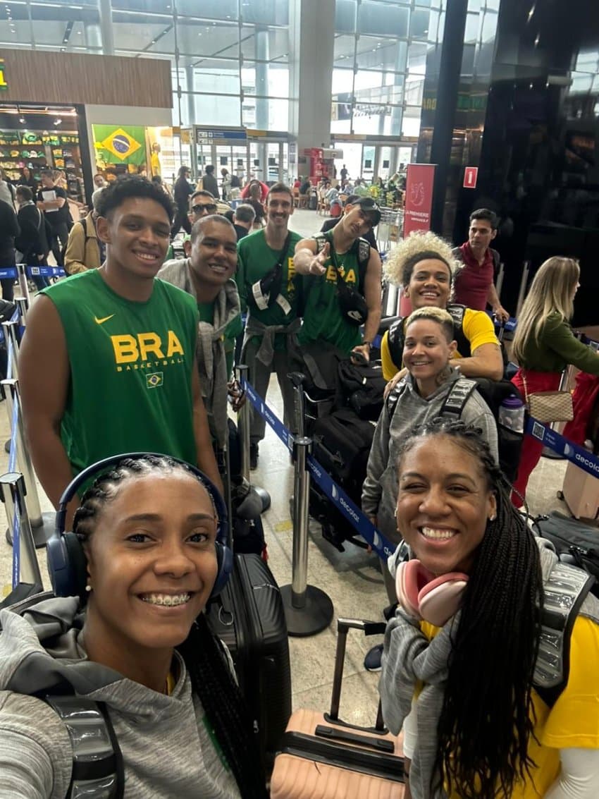 Seleções Brasileiras 3x3 embarcam para a Copa do Mundo de Viena