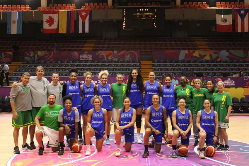 Brasil começa caminho para Paris 2024 com estreia na AmeriCupW neste sábado