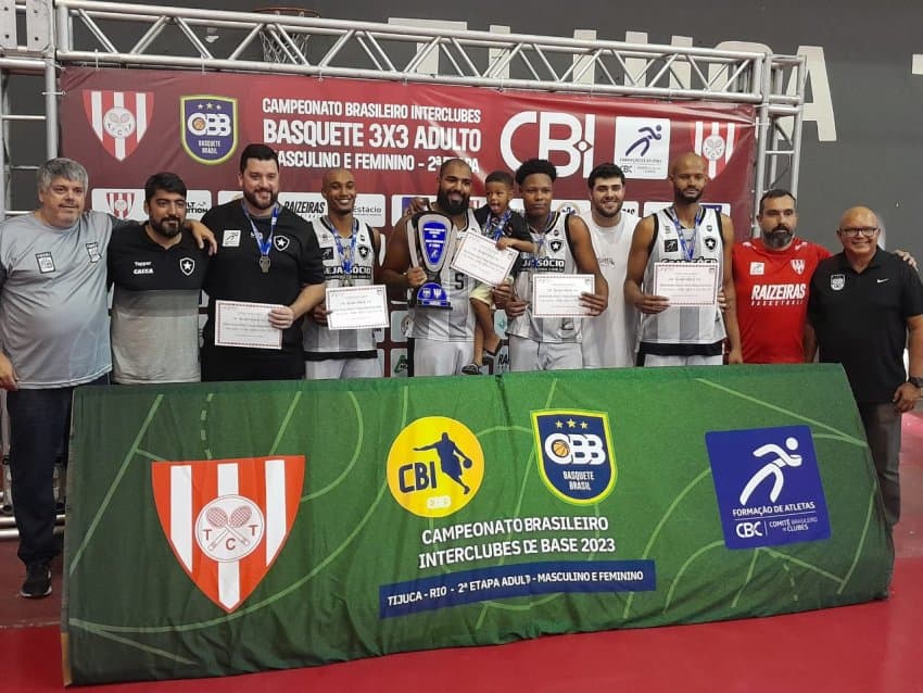 Botafogo e Praia Clube são os campeões do CBI 3x3 adulto