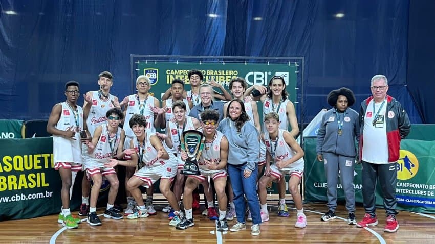 Paulistano é campeão da Classificatória B do CBI sub-15 masculino
