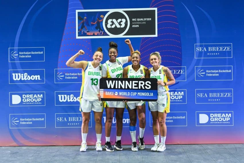 Seleção Brasileira feminina de 3x3 garante vaga na Copa do Mundo