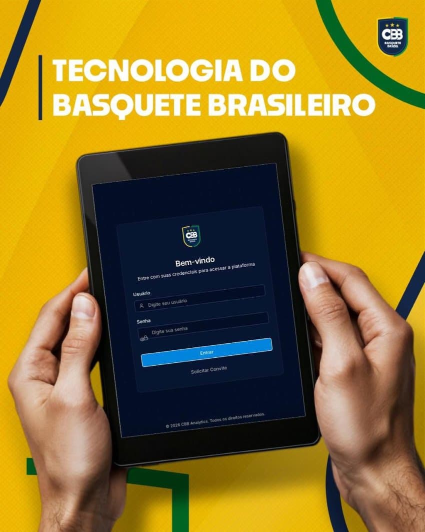 Muito além das quadras: CBB lidera a transformação digital do basquete brasileiro