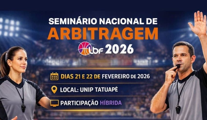 CBB e LBF anunciam Seminário Nacional de Arbitragem 2026