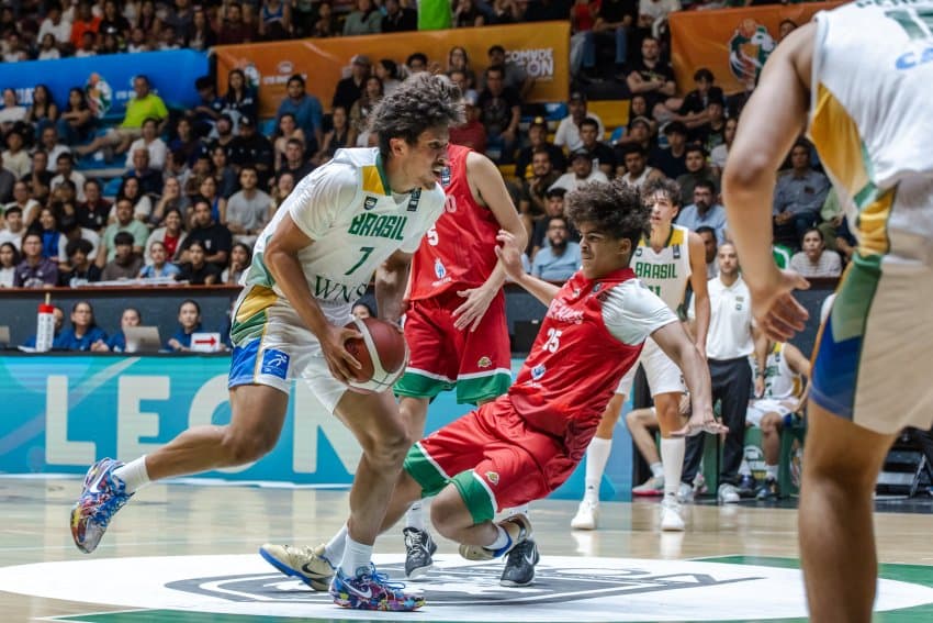 Brasil domina o México e estreia com vitória na AmeriCup Sub-18