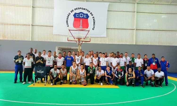 CBB promove clínicas de Basquete 3x3 durante o Campeonato de Basquetebol do Exército 2019