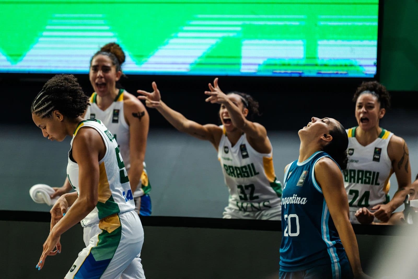 Brasil vence a Argentina e vai à semifinal do Qualificatório ao Pré-Olimpico de basquete feminino 