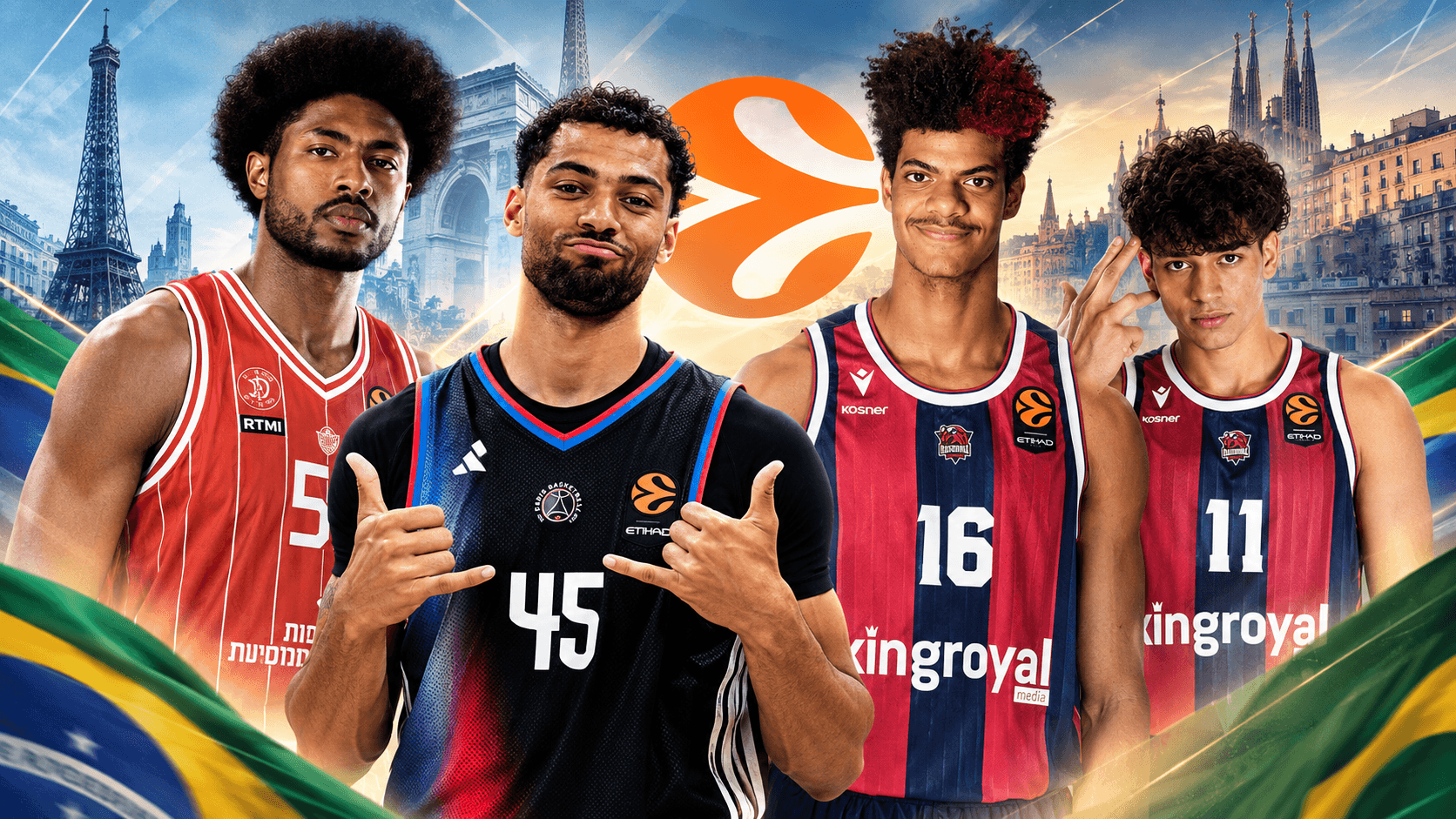 Euroliga começa nesta quinta-feira com cinco brasileiros na competição