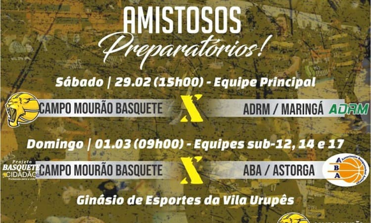 Campo Mourão confirma amistosos antes da estreia no Campeonato Brasileiro