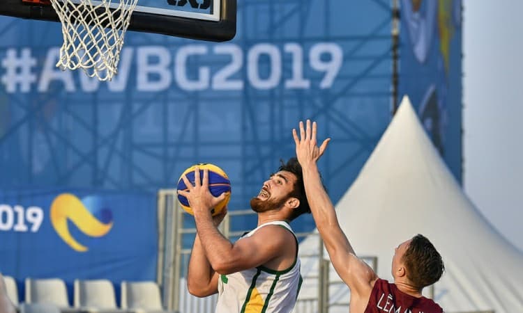 Jogos Mundiais de Praia: Basquete 3x3 do Brasil avança às quartas nos dois naipes