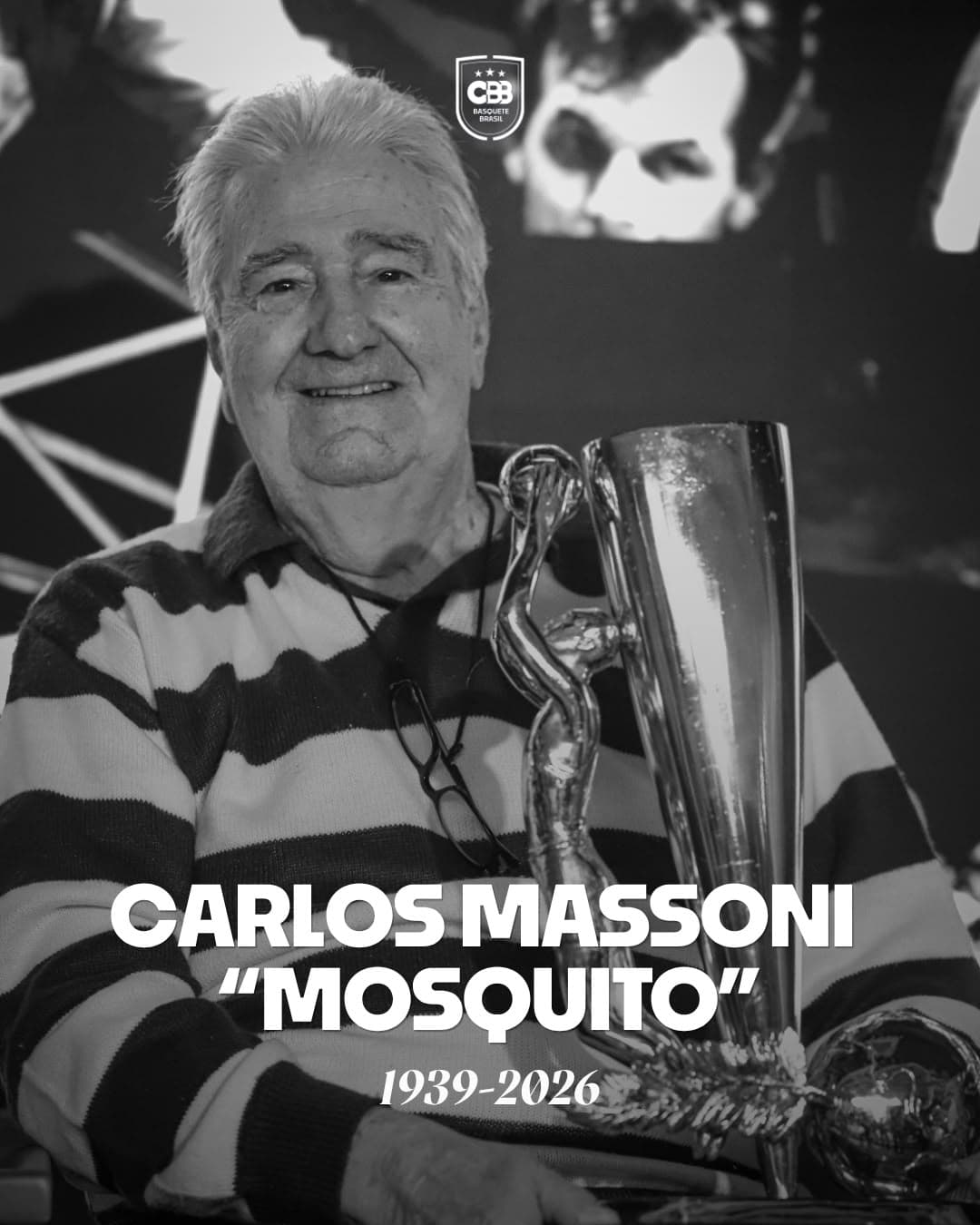 Brasil perde Carlos Massoni, o Mosquito, medalhista olímpico e campeão mundial de basquete