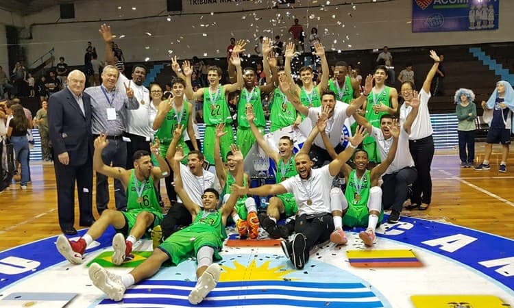 Brasil derrota o Uruguai com autoridade e garante o título do Sul-Americano Sub-15 Masculino
