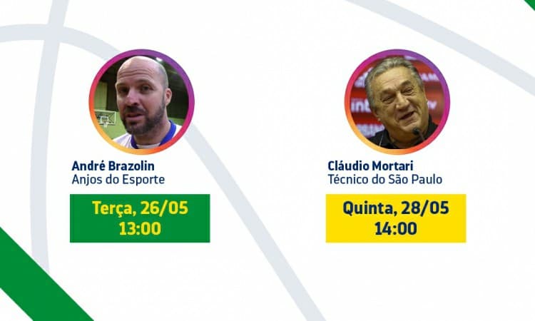 CBB Live: semana terá André Brazolin e Cláudio Mortari