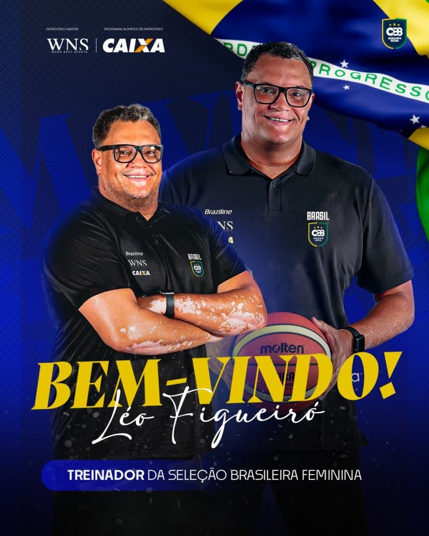 Léo Figueiró é o novo treinador da Seleção Brasileira feminina