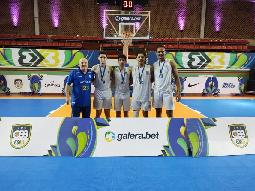 Minas, no masculino, e Santo André, no feminino, são campeões da Etapa Final do Circuito Brasileiro de Basquete 3x3 no sub-18