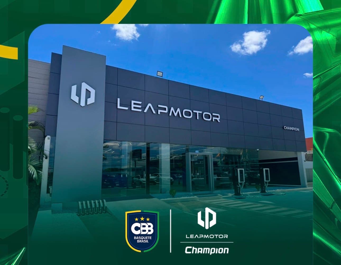 Grupo Champion Leapmotor é parceiro da Seleção em duelo contra a Dominicana em Brasília