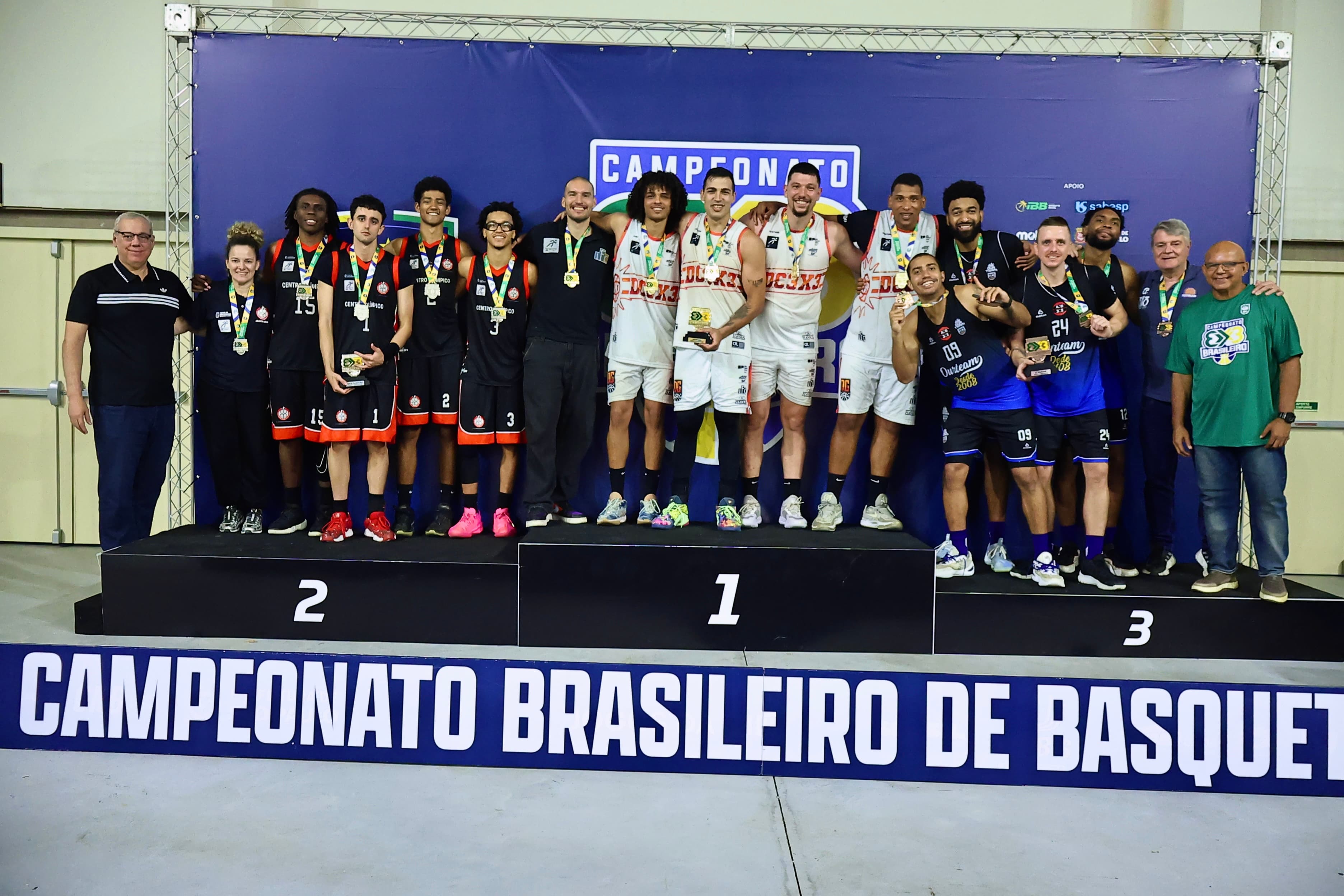 Brasileiro 3x3 encerra Final Nacional com seis equipes campeãs na Mercado Livre Arena Pacaembu