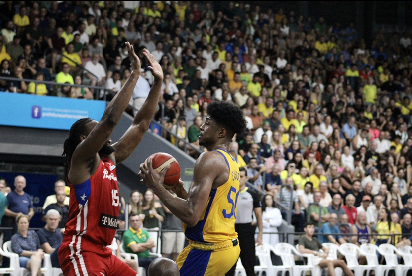 Brasil vence Porto Rico no basquete e enfrentará a Venezuela na